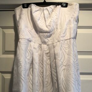 Short white dress from White House Black Market